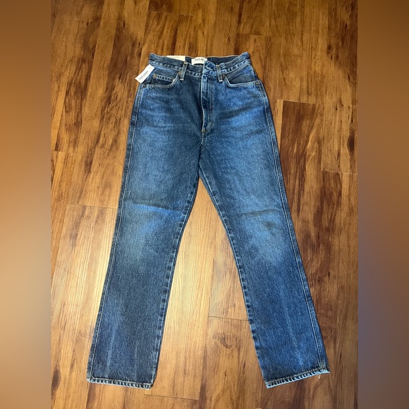 NWT AGOLDE PINCH WAIST HIGH RISE KICK - Picture 5 of 6